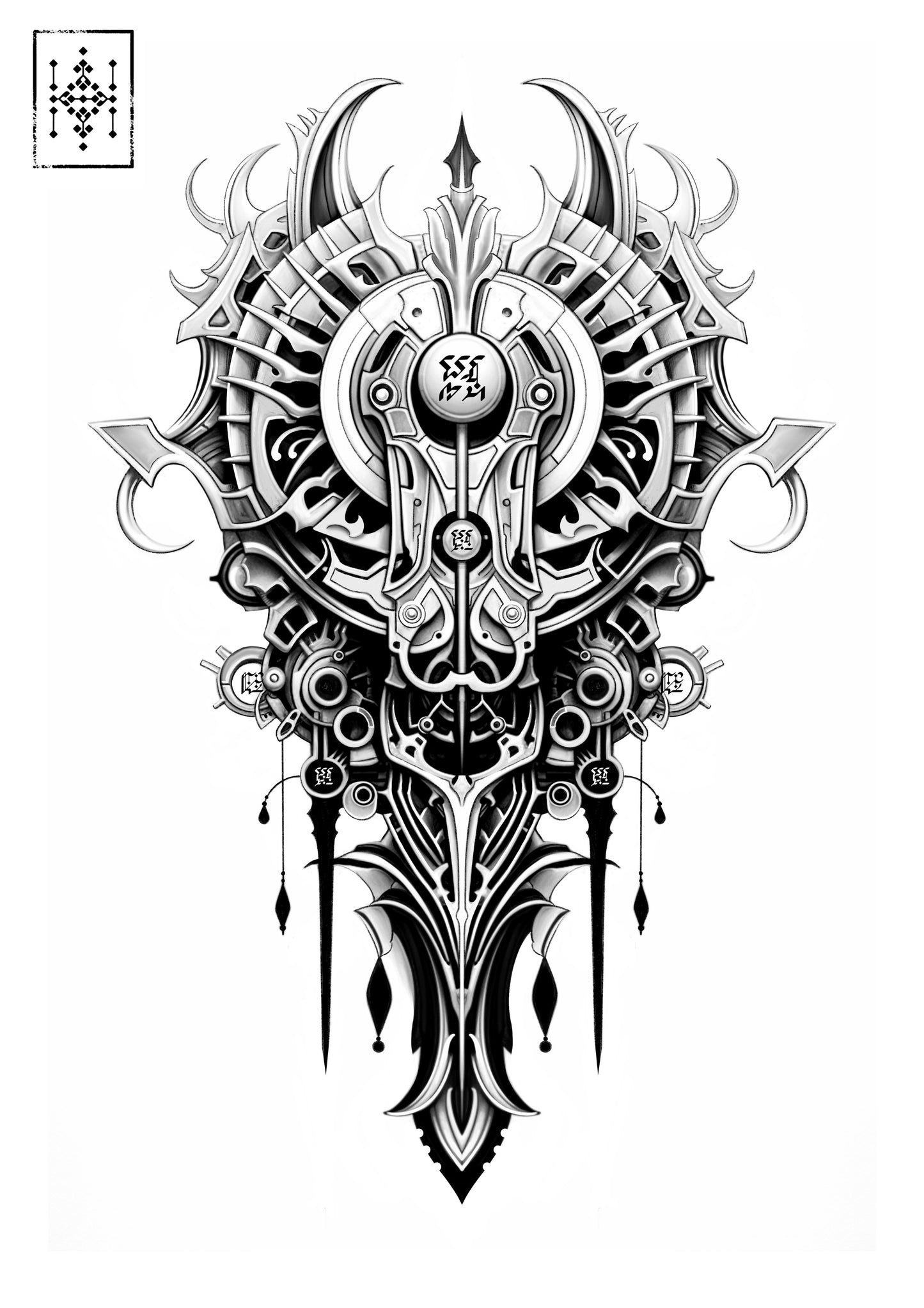 Sigil Klock A3 Print