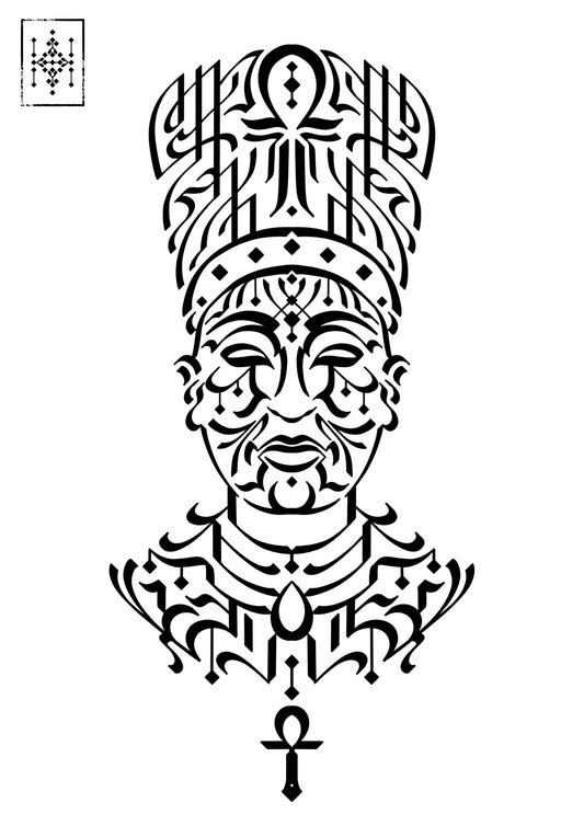 Nefertiti A3 Print