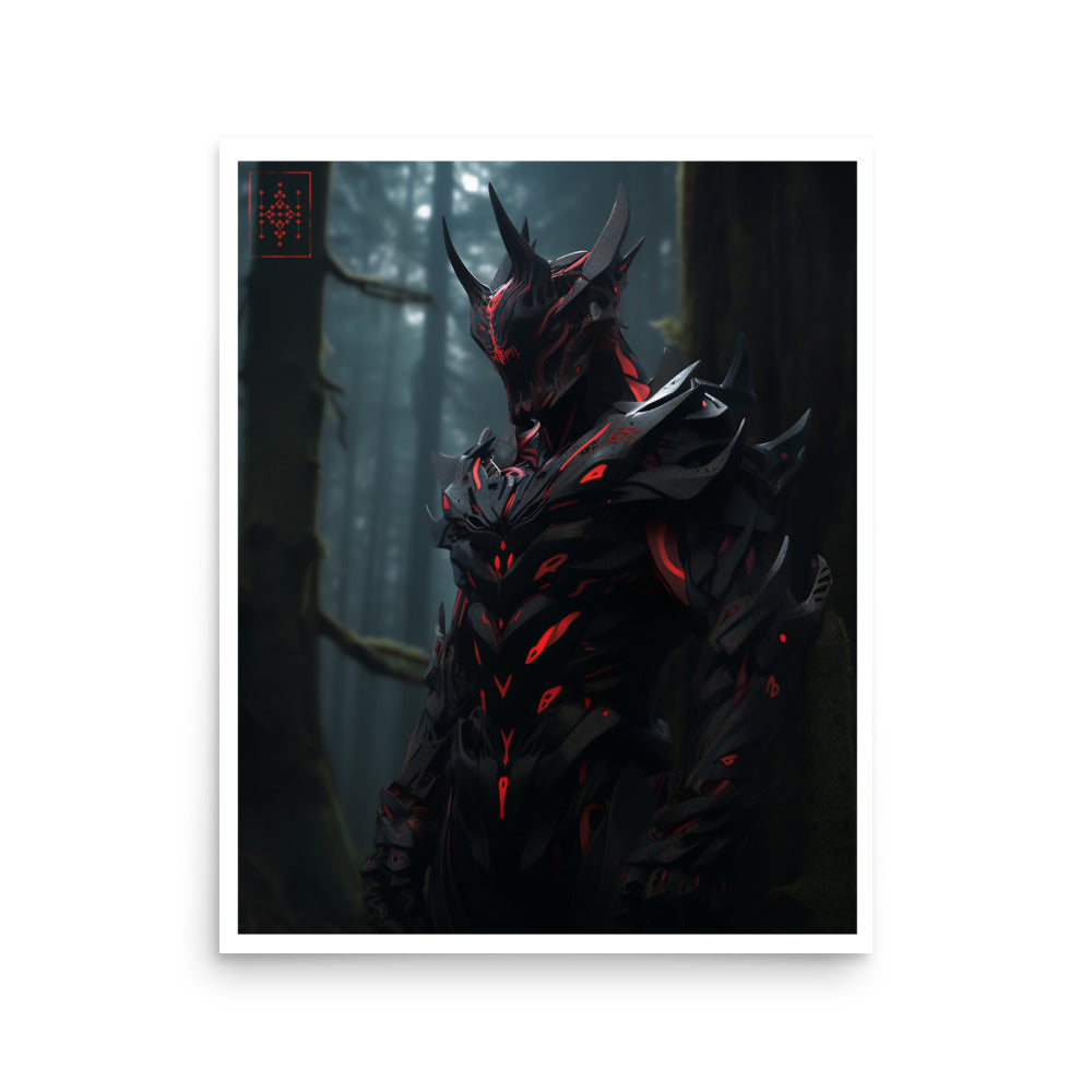 Scarlet Shadoubt Axo'Magus 16" x 20"