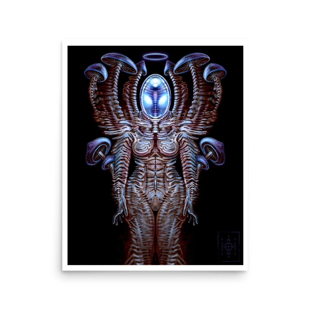 Angel of Psilocybe 16" x 20" Print